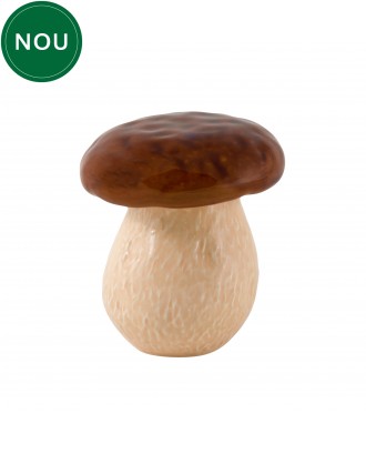 Cutie ceramica cu capac, 13 cm, Mushroom - BORDALLO PINHEIRO